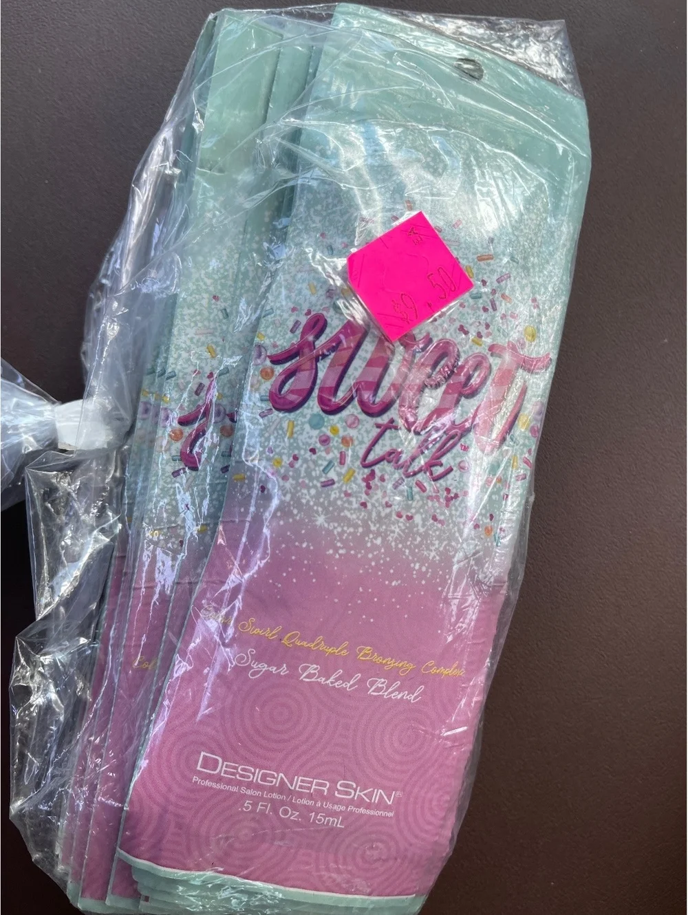 Designer Skin Sweet Talk Sugar Dusted Blend Tanning Lotion 0.5 floz BUNDLE OF 10